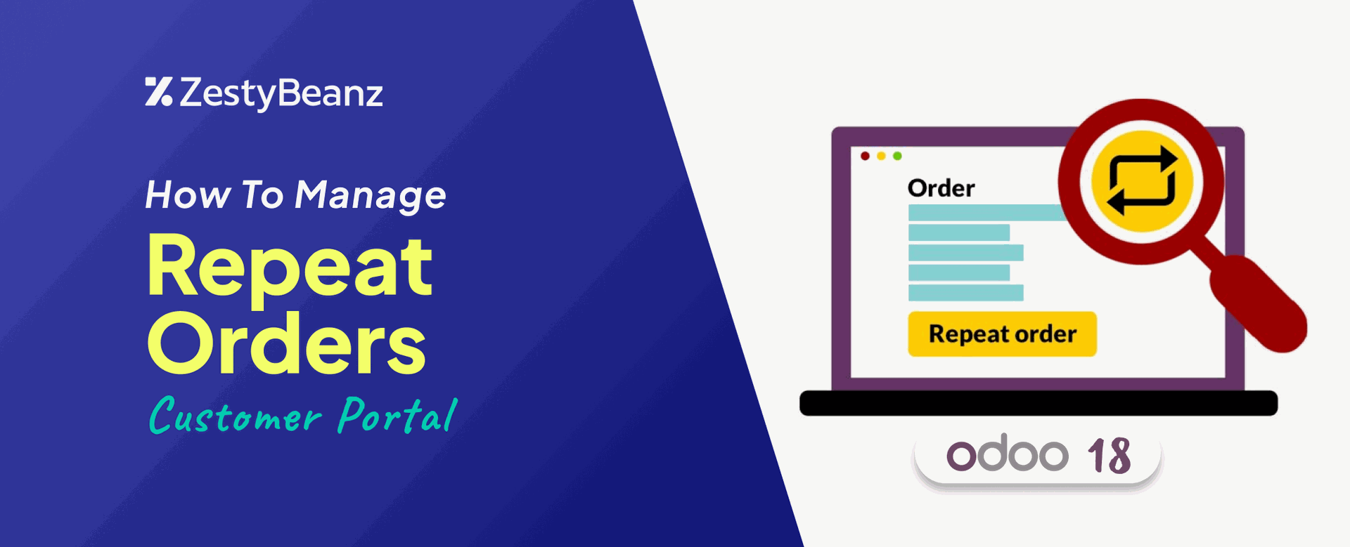 Repeat Order Button How to Manage Repeat Orders in the Odoo 18 Customer Portal | Zesty Beanz